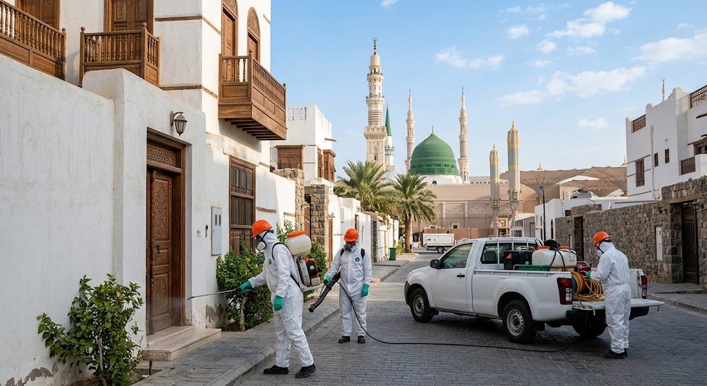 مكافحة حشرات حي البحر بالمدينة المنورة لتقديم أفضل خدمات إبادة الآفات باحترافية وأمان