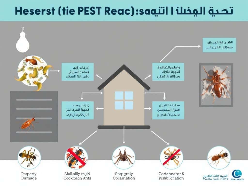 مكافحة حشرات بالمدينة المنورة - أضرار الحشرات على الصحة والممتلكات