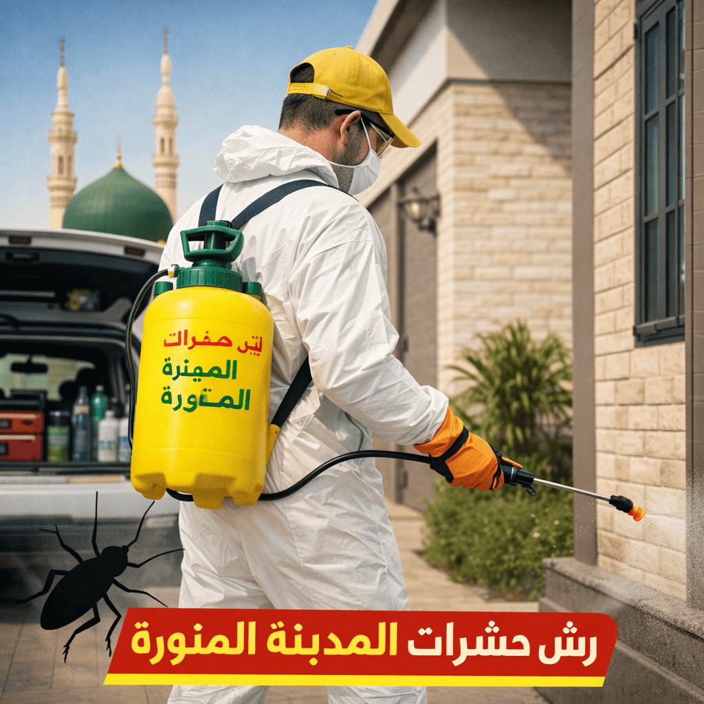 خدمة رش حشرات ومكافحة الآفات في المدينة المنورة